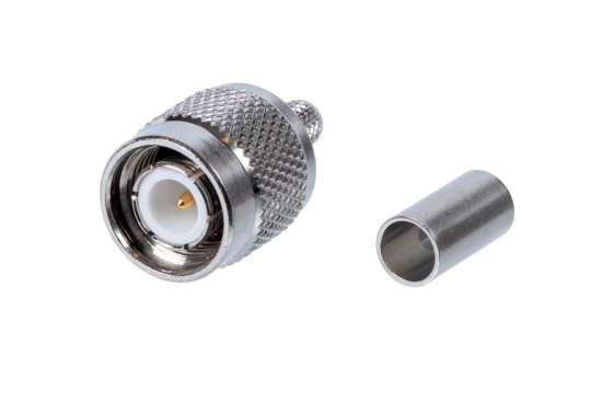 TNC-male crimp voor RG58C/U