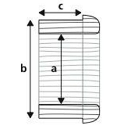 Vingerring per dozijn 4cm