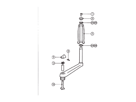 29140011 HANDLE TURN KIT GREY