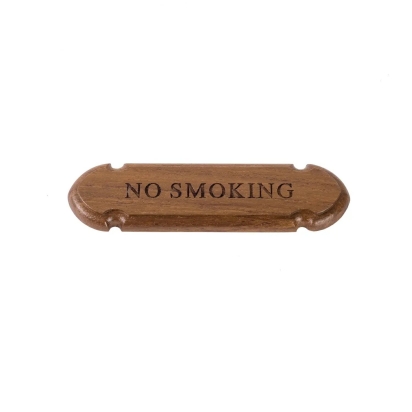 Naamplaat NO SMOKING