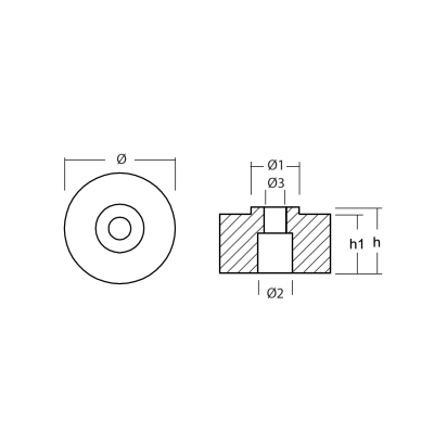N.L.A. OXE - DIESEL Anode lower yoke - Anodo