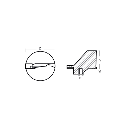 Zinc Skeg for Yamaha 60-225 HP