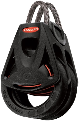 RF55201 Ronstan Orbit 55mm, 2-schijfsblok, loop