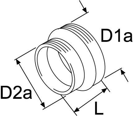REDUCING ADAPTER 90/80