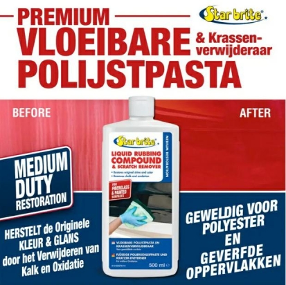 Vloeibare Polijstpasta en Krassenverwijderaar - Medium Oxidatie 500 ml