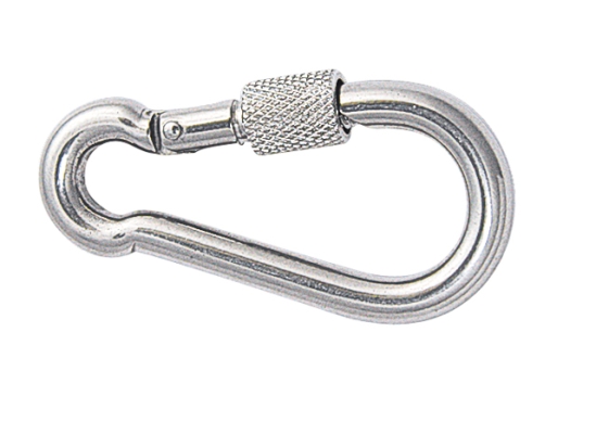 KARABIJNHAAK MET BORG 100MM