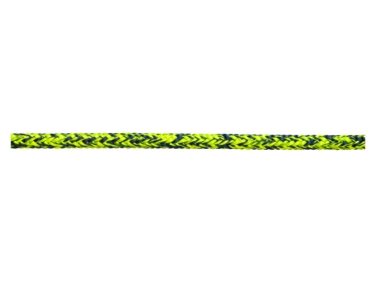 Allround UHMWPE lijn met polyester mantel groen/zwart 3mm 50m