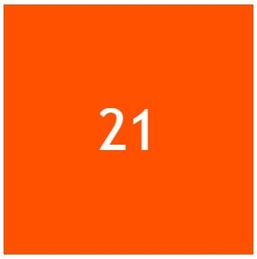 Bootlak No.21 - Oranje 0,75L