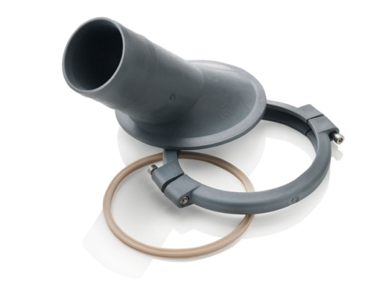 Set slangaansluiting D=60mm incl klemringen