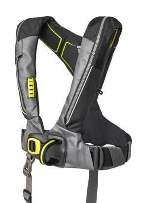 DW-LJH6D/A275/HRS Deckvest 6D 275N, steenkool grijs, quick release