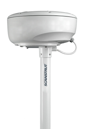 1.9m (6.4') complete pole system for 2kW / 4kW Raymarine| Garmin and Navico BR24 / 3G / 4G radomes