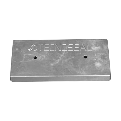 Zinc Bolt-on anode for Hull 300x150x26 H.C.152,4