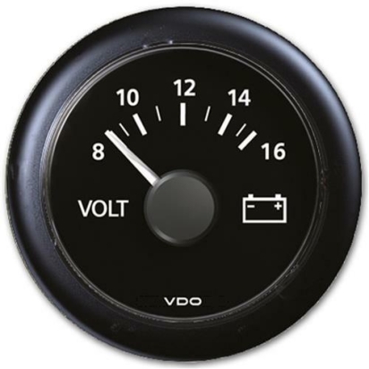 VDO VLB Batterij Voltage 18-32V RB 52mm