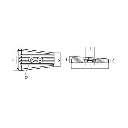MG Volvo Penta Plate for outdrive SXA/DPS-A