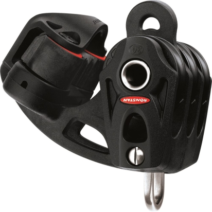 RF35332 Ronstan Orbit 30mm 3-schijfsblok, hondsvot, klem