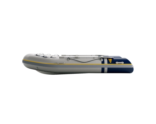 boot Explorer 2,7m. alu deck grijs en blauw