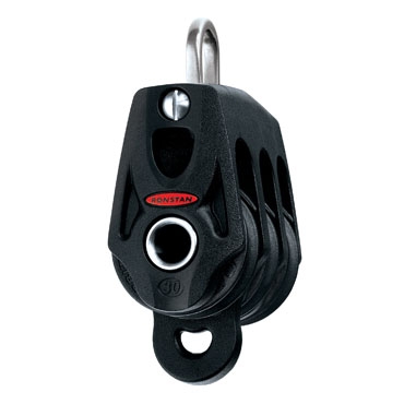 RF35312 Ronstan Orbit 30mm 3-schijfsblok, hondsvot