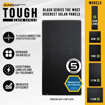 Tough 55W Flush Black