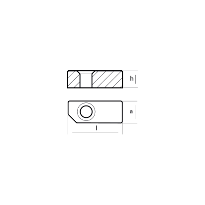 Zinc Yamaha Cylinder Crankcase anode 150-350HP
