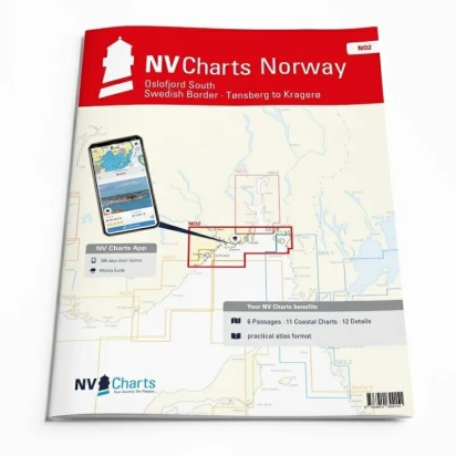 NV Atlas Noorwegen NO 2 - Norge Oslofjord Sør - Svenska Grensen til Kragerø