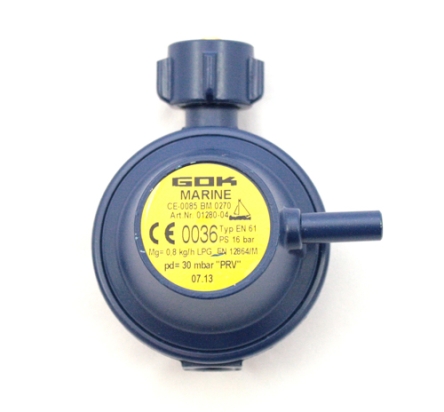 Drukregelaar HAAKS 30 mbar 1/4L budr. 30 mbar