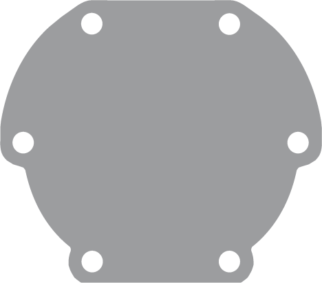 Johnson Pomp Bronzen Deksel voor Pomp F4 ( vervangt Jabsco 29475 )