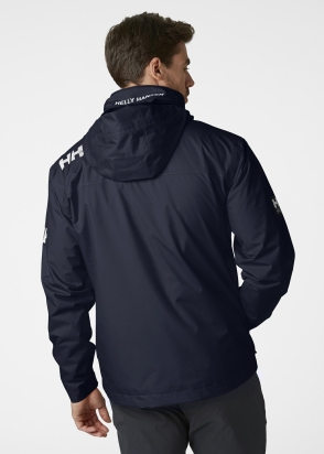 CREW HOODED MIDLAYER JACKET 597 NAVY