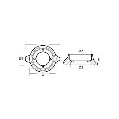 AL Volvo ring for sail drive 110