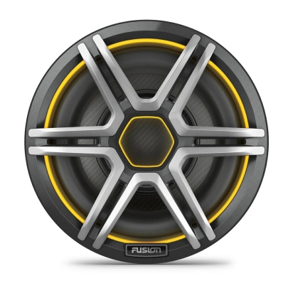 Fusion Apollo™ subwoofer, 10-inch nautische subwoofer met LED-verlichting en grille in Sports Grey