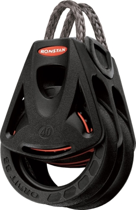 RF45201 Ronstan Orbit 40mm, 2-schijfsblok, loop