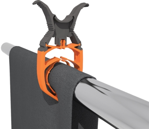 Fixclip wit/oranje 6-pack