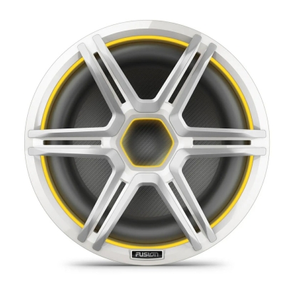 Fusion Apollo™ subwoofer, 12-inch nautische subwoofer met LED-verlichting en grille in Sports White