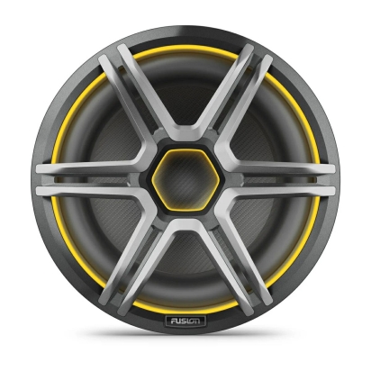 Fusion Apollo™ subwoofer, 12-inch nautische subwoofer met LED-verlichting en grille in Sports Grey
