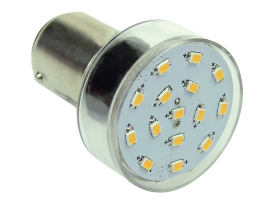 Ledlamp led15 10-30V BA15S 2700k