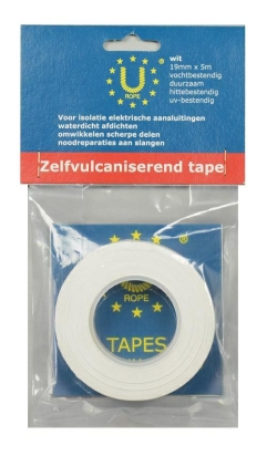 Zelfvulcaniserend tape 19 mm x 5 m wit