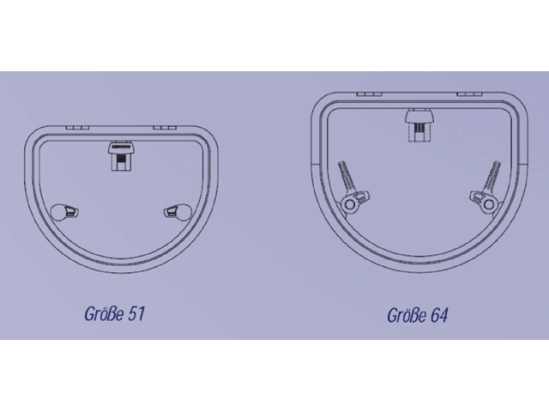 º 30067300 LOW PROFILE D-HATCH