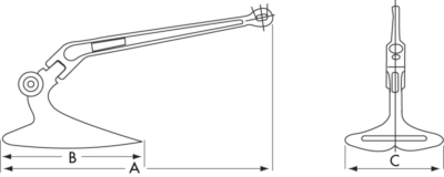 SOC anker gegalvaniseerd 9 kg