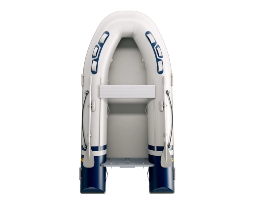 boot Traveller 3,3m. air deck grijs en blauw