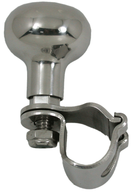 Stuurknop RVS  A=38mm  B=50mm  C=25mm
