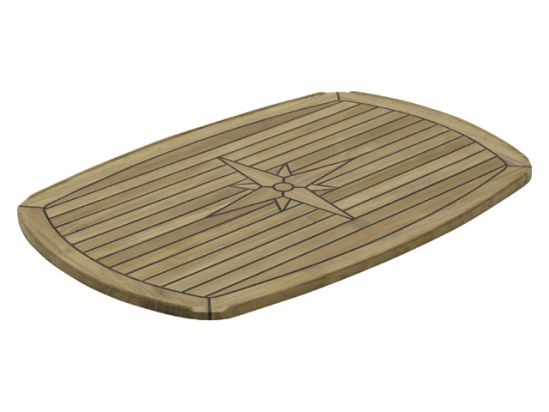 TAFELBLAD TEAK 'CLASSIC COMFORT' 61X94CM