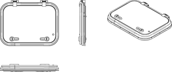 Libero dekluik 450x320mm new lock (R=55mm)