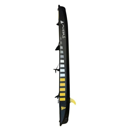 Opblaasbare kajak BRAZOS 3, zwart, 3 pers. 470x85cm, complete set