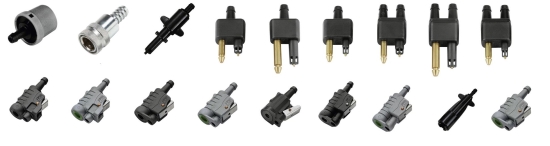 Slangconnector Johnson Evinrude male