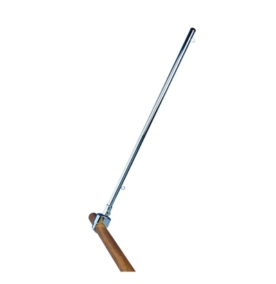 Vlaggenstok 80cm, chroom