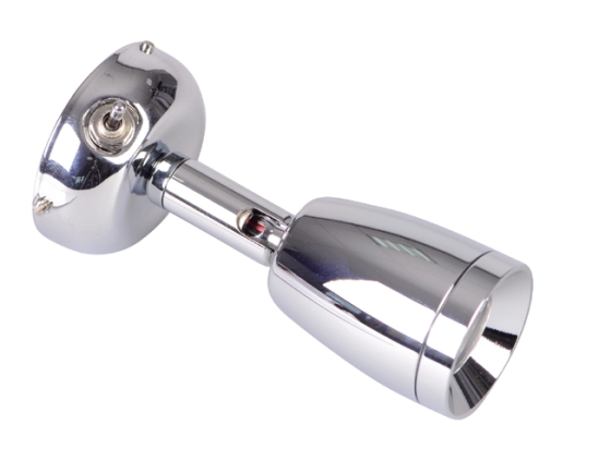 LED LEESLAMP CHROOM OVAAL