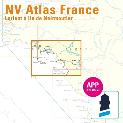 NV Atlas Frankrijk FR 6 - Lorient à Îles Noirmontiers & Nantes
