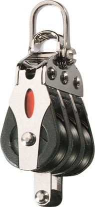 RF20312 Ronstan Utility BB 20mm, 3-schijfsblok, beugel,hondsvot
