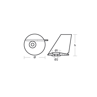 Zinc Nissan Tohatsu Skeg for Maxi Corsa 25-40 HP
