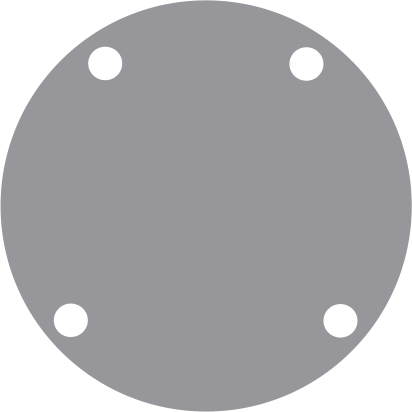 Johnson Pomp Bronzen Deksel voor Pomp F35 ( vervangt Jabsco 29305 )