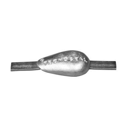 Zinc tear drop weld-on anode 1kg